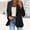 Black, variant on Women's Button Pockets Cardigan Formal Suit Long Sleeve Lapels Business Jacket Coat plus Size Womens Outdoor Vest Business Casual Jacket Western Fashion Womens Anorak Jacket Womens Denim Jackets