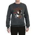 thumbnail image 2 of Wild Bobby, Biker Betty Boop Wild One MC Motorcycle Betty Boop Unisex Crewneck Sweatshirt, Charcoal, X-Large, 2 of 5