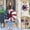 Red, variant on Summer Patriotic Independence Day Memorial Welcome Wreath for Front Door Festival Celebration Farmhouse All Season Decoration
