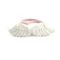 thumbnail image 1 of Zhuge Collar de decoración para mascotas, accesorio para gatos y perros, rango ajustable, collar para cachorros, gatos, accesorios de aseo para mascotas, L, blanco, 1 of 3
