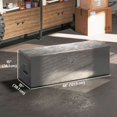 thumbnail image 2 of 48 Inch Aluminum Truck Bed Tool Box, 33 Gal Heavy Duty Diamond Plate Trailer Tongue Storage Box with Gas Struts and Lock, Silver Metal Organizer for RV, Truck or Garage, 2 of 7