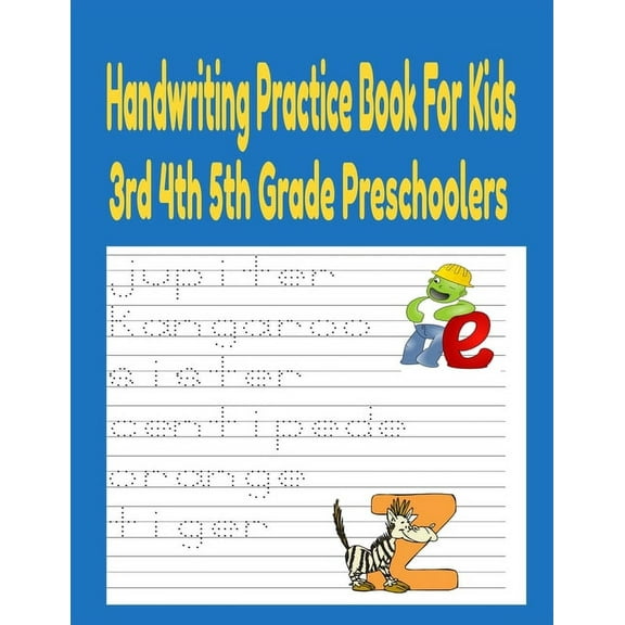 Handwriting Practice Books For Kids, (Paperback)