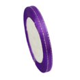 thumbnail image 1 of Cinta de satén con bordes plateados, cintas de embalaje de regalo de alta calidad, 6mm, 25 yardas/rollo, 1 of 4