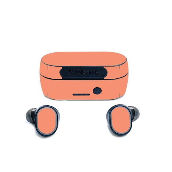MightySkins SKSE-Solid Peach Skin for Sesh True Wireless Earbuds - Solid Peach