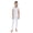 White, variant on Kids Girls Ballet Dance Leotards Short Sleeve V Neck Back Zip Gymnastics Figure Skating Unitards for Performance White 8