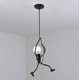 thumbnail image 3 of Living Room Chandelier E27 Iron People Children's Bedroom Chandelier, Creative Cartoon Living Room Chandelier, Hanging Light Fixture compatible Bedroo, 3 of 3