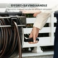 thumbnail image 6 of Giraffe Tools Heavy Duty Garden Hose Reel Wall Mount Water Hose Reel with 100ft Hose, 6 of 9