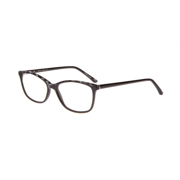 NEW Thin & Light QUILL Black LARK Eyeglasses 53/16/145 with Case