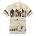 thumbnail image 1 of Hawaiian Shirt Aloha Shirt in Cream Surf Boards, 1 of 3