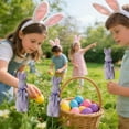 thumbnail image 4 of SouMaox Easter Rabbit Floral Branch Simulated Fleece Bunny Stakes Decorative Spring Flower Picks for Garden Courtyard Home Arrangements, 4 of 9
