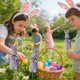 thumbnail image 4 of Simulated Moss Easter Bunny Bow Floral Foam Arranger for Vase Centerpieces 1-Pack, 4 of 6