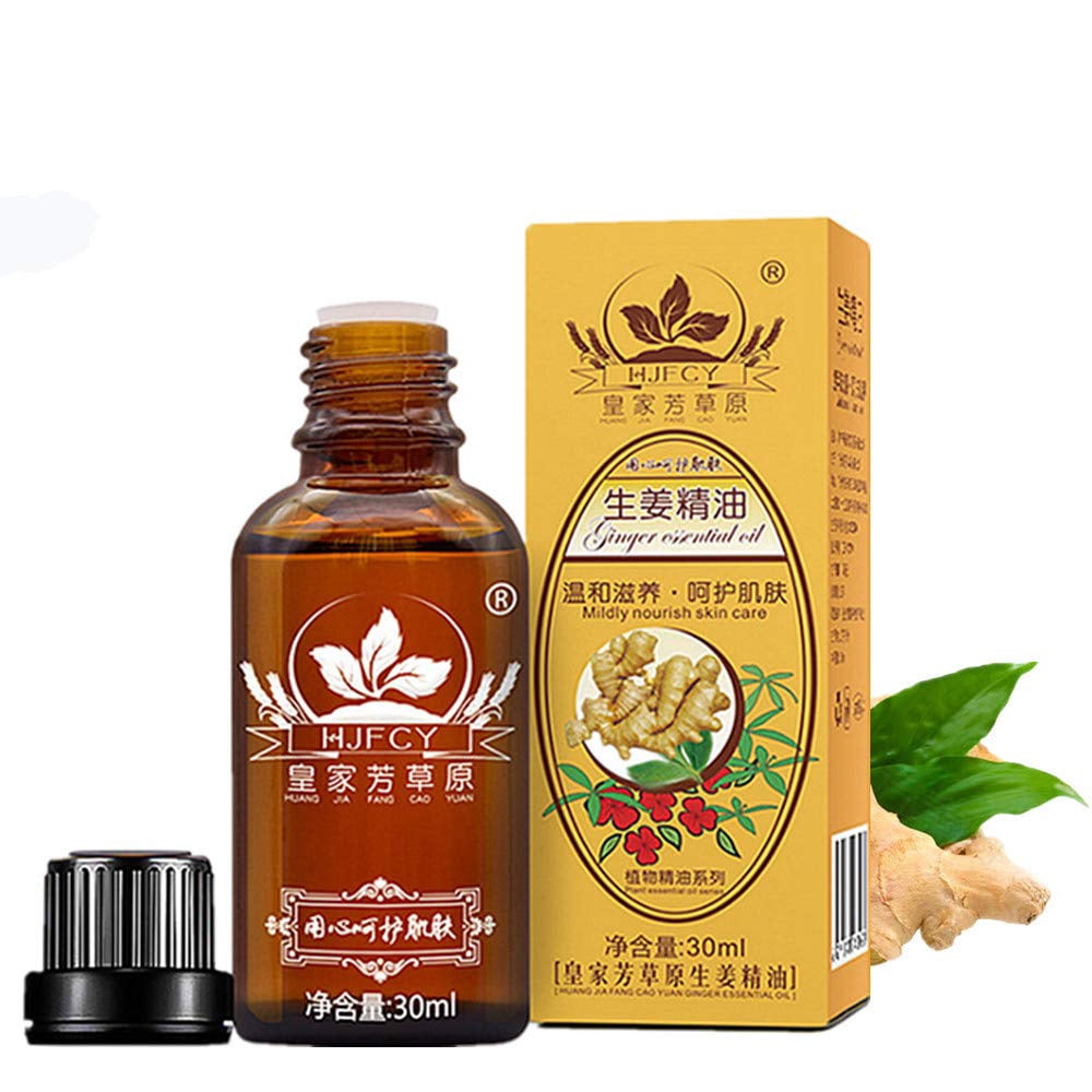 TekDeals Ginger SPA Massage Essential Oil,100 Pure Natural Lymphatic