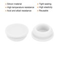thumbnail image 2 of 10pcs Silicone Snap in Locking Hole Plugs,13mm Narrow Groove 2mm for Kitchen Waterproof Sealing Plugs White, 2 of 7