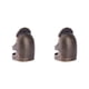 thumbnail image 1 of Cateissary Vintage dedal anillo costura acolchado cobre cubierta dedo Protector prensa herramienta Accesorios METRO 2piezas, 1 of 6