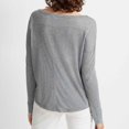 thumbnail image 2 of Club Monaco Nawallie Tee Col Bateau Gris Chiné ( m ), 2 of 2
