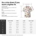 thumbnail image 5 of Balery Mushrooms And Butterflies Camisa Casual de Manga Corta con Botones para Hombre, Texturizada, Estilo Cubano, para Playa, Verano-Large, 5 of 5
