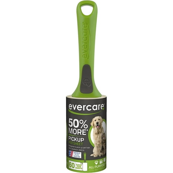 Evercare Pet Ergo Grip Lint Roller, 60.0 CT
