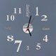 thumbnail image 2 of sweethay FelinngHoz Reloj de acrílico autoadhesivo DIY 3D Pegatinas de pared extraíbles Decoración del hogar Calcomanía Reloj - Rojo Decoración del hogar Plata, 2 of 3