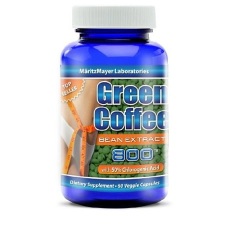 MaritzMayer Laboratories Green Coffee Bean Extract, 800 mg per Capsule, 60 Veggie Capsules (Contains Some Chlorogenic
