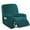 Emerald Green, variant on SHANNA Velvet Oversized Stretch Recliner Sofa Cover Furniture Cover 4 Pieces 1 Seat with Stretch Bottom and Side Pockets Washable,(Coffee)