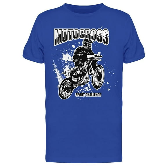 Motocross Sport Challenge T-Shirt Men -Image by Shutterstock, Male Medium