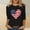 A688 Black, variant on 4th of July American Flag Tunic Top for Women Patriotic Stars and Stripes 3/4 Sleeve Crewneck Casual Loose Fit Summer Party Shirt Tops