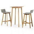 thumbnail image 2 of vidaXL Patio Bar Set Patio Furniture Set Table and Stools Solid Acacia Wood, 2 of 16