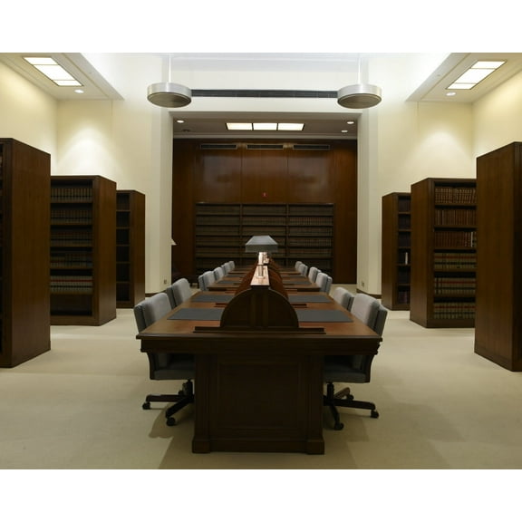 Print: Law Library, Robert North Carolina Nix Federal Building