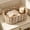 G, variant on Two-Tone Woven Desktop Storage Basket, Small Round Rope Organizer Bin, Decorative Snack Cosmetic Container for Vanity Bedroom Kitchen Countertop