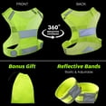 thumbnail image 4 of Yeacher Adjustable High Visibility Reflective Vest with Reflective Wrist Arm Bands Safety Gear for Night Cycling Jogging Running, 4 of 7