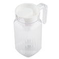 thumbnail image 3 of Nikou Bouteille De Jus Transparente En Acrylique Pichet à Jus Froid à Eau Rayée Avec Couvercle Pour Bar à la Maison(500ML), 3 of 14