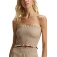 thumbnail image 1 of Commando Faux Leather Smocked Tube Top FLT202, 1 of 4