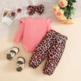 thumbnail image 5 of CAICJ98 Baby Girl Clothes Newborn Infant Girls Fall Winter Outfit Long Sleeve Ruffle Romper Pants Headband Sets,Size 6-12 Months, 5 of 8