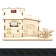 thumbnail image 1 of Juguete De Casa De Madera, Madera Compuesta De Madera STEM De Larga Vida útil Simple Para Niños Mayores De 7 Años Anggrek DIY Wooden House, 1 of 8