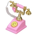 thumbnail image 4 of Dollhouse Retro Phone Model Decoration Dollhouse European Vintage Telephone Dollhouse Accessories Dollhouse Mini Phone Model Retro Simulation European Vintage Phone Model, 4 of 8