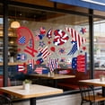thumbnail image 4 of Hovilon 4th of July Window Stickers, Electrostatic USA Themed Window Clings, Removable Double Sided PVC Glass Decal for Independence Day Memorial Day Party Home Decor, 35x25cm, 4 of 6