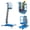 Single Support/13.2FT Max Lifting Height, variant on 26.5ft Electric Hydraulic Man Lift, 275lbs Capacity Aluminum Alloy Mobile Aerial Work Platform, Single Mast Scaffolding Lift for Warehouse Maintenance & Construction, 8m Max Height/Single Support