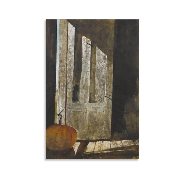 Andrew Wyeth El artista Pintura (28) Póster Pintura decorativa Lienzo Arte de pared Pósteres para sala de estar Pintura para dormitorio 12x18 pulgadas (30x45 cm)