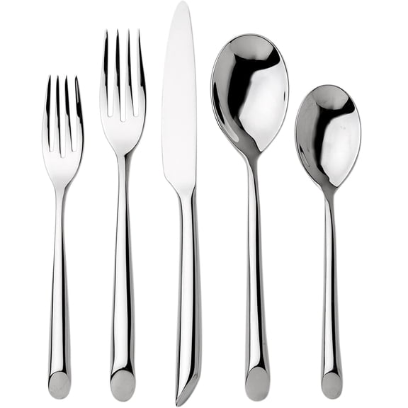 Nambe Frond 18/10 Stainless Steel 5pc. Place Setting (Service for One)