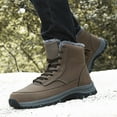 thumbnail image 4 of Ecetana Mens Winter Snow Boots Anti Slip Hiking Outdoor Trekking Shoes, 4 of 6