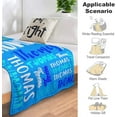 thumbnail image 4 of Personalized Blanket for Adults Kids Personalized Name Blanket Custom Blanket with Name Gift for Christmas Birthday Valentines Day (Color -4), 4 of 5
