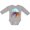 AC-Heather Grey, variant on Inktastic Fun Fiddler Crab with Violin and Mustache Boys or Girls Long Sleeve Baby Bodysuit