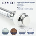 thumbnail image 4 of Cameo Adjustable Shower Curtain Rod 42” -72”, Spring tension Stainless Steel Telescoping Rod, Heavy Duty, Rust Resistant, 4 of 7