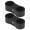 Black, variant on Greensen 2Pcs AN6 Braided Hose Separator Clamp Fitting Adapter Bracket Universal, Hose Separator Clamp Fitting, AN6 Hose Separator