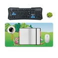 thumbnail image 3 of Winnie The Pooh Desk Pad Mouse Pad, Large Gaming Mouse Mat with Stitched Edges, Non-Slip Rubber Base Mous Mat for Office Computer Keyboard Laptop, 3 of 7