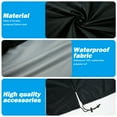 thumbnail image 4 of Yous Auto Dog Crate Cover Windproof Pet Kennel Cover Universal Privacy Pet Kennel Cage Covering Breathable Double Door Dog Crate Cloth Cover for 36 Inch Wire Dog Crate, 4 of 10