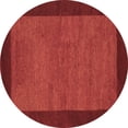 thumbnail image 1 of Ahgly Company Indoor Round Abstract Brown Contemporary Area Rugs, 6' Round, 1 of 4