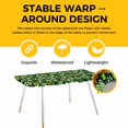 thumbnail image 4 of St. Patrick's Day Table Cloths for 8 Foot Rectangle Tables, Watercolor Lucky Shamrocks Spring Leaves Patio Waterproof Elastic Fitted Tablecloths, Washable Rectangular Table Cover for Camping, 4 of 8
