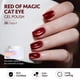 thumbnail image 5 of Juego de esmaltes de uñas GAOY Jelly Red Glitter Cat Eye Gel con imán, 5 of 6