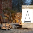thumbnail image 3 of 16”  Firewood Rack, Outdoor Small Decorative Firewood Holder with Raised Base, Firewood Storage Carrier Log Rack for Indoor Fireplace, Fire Pit, Wood Stove, 3 of 9